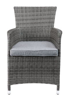 Updated Modern 3 Piece Green And Tan Wicker Patio Set