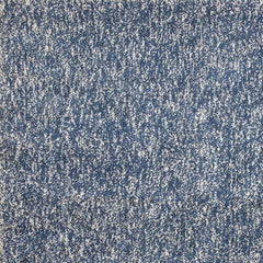 8' X 11'  'Indigo And Ivory Heather Shag Area Rug