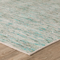 12' X 18' Green Wool Hand Loomed Handmade Area Rug